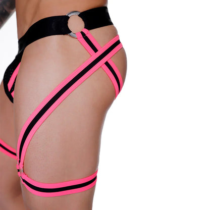 Medieval Candy Jockstrap Gelbert Belt front view by Gigo Underwear