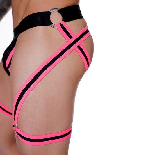 Medieval Candy Jockstrap Gelbert Belt front view by Gigo Underwear