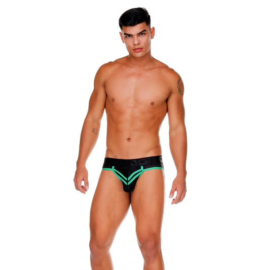 Medieval Green Brief Jockstrap by Gigo Underwear