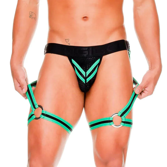 Medieval Green Jockstrap Gelbert Belt by Gigo Underwear