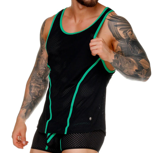 Medieval Green Tank by Gigo Underwear