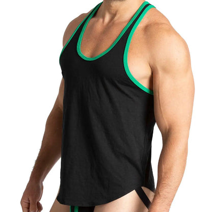 MISTY GREEN TANK - Gigo Underwear & MensWear