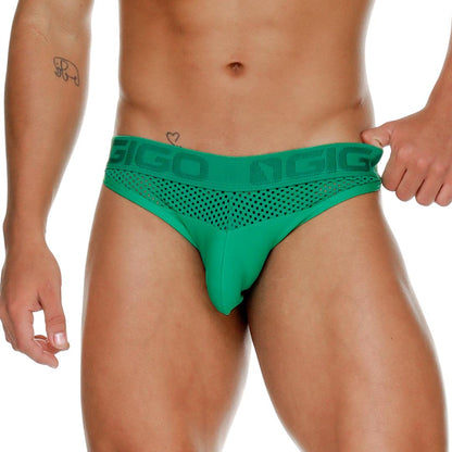 MOROCCO GREEN BRIEF - Gigo Underwear & MensWear