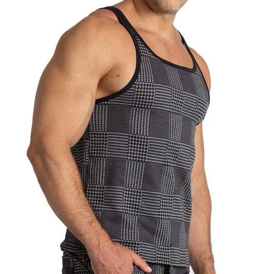 MOUNTAIN BLACK TANK - Gigo Underwear & MensWear