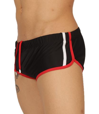 NICE BLACK SWIM TRUNK - Men's Sport Trunk with Modern Style