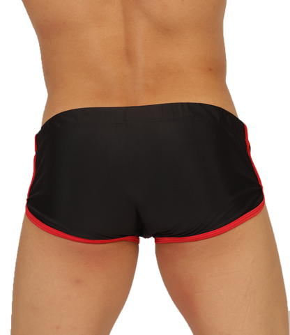 NICE BLACK SWIM TRUNK - Men's Sport Trunk with Modern Style
