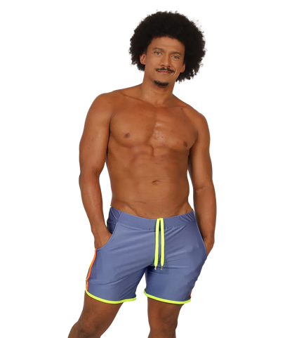Nice Blue Beachwear on model by Gigo Underwear