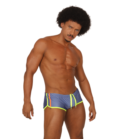 NICE BLUE SWIM TRUNK - Men's Sport Trunk with Modern Style