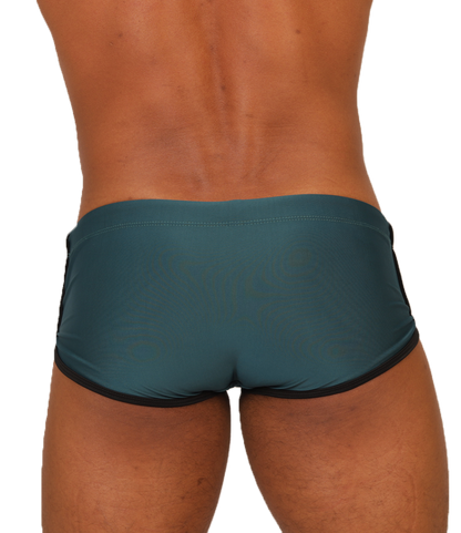 NICE GREEN SWIM TRUNK - Men's Sport Trunk with Modern Style