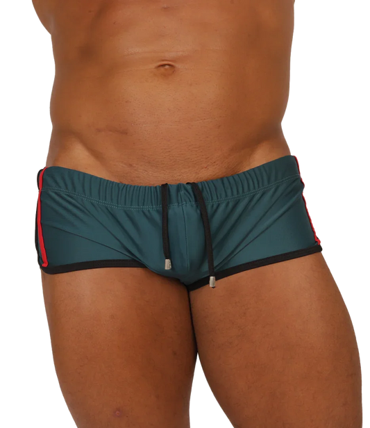 Nice Green Swim Trunk by Gigo Underwear