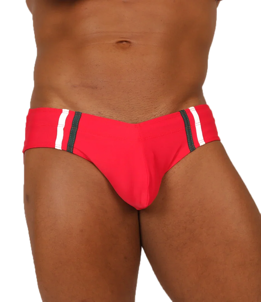 Nice Red Swimbrief by Gigo Underwear
