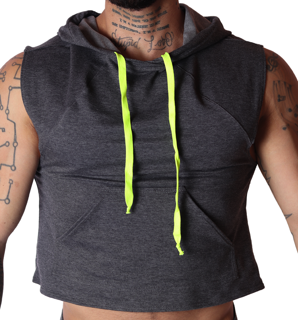 Nafts Gray Hoody T Shirt by Gigo Underwear