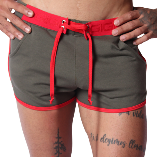 Nafts Green Shorts by Gigo Underwear