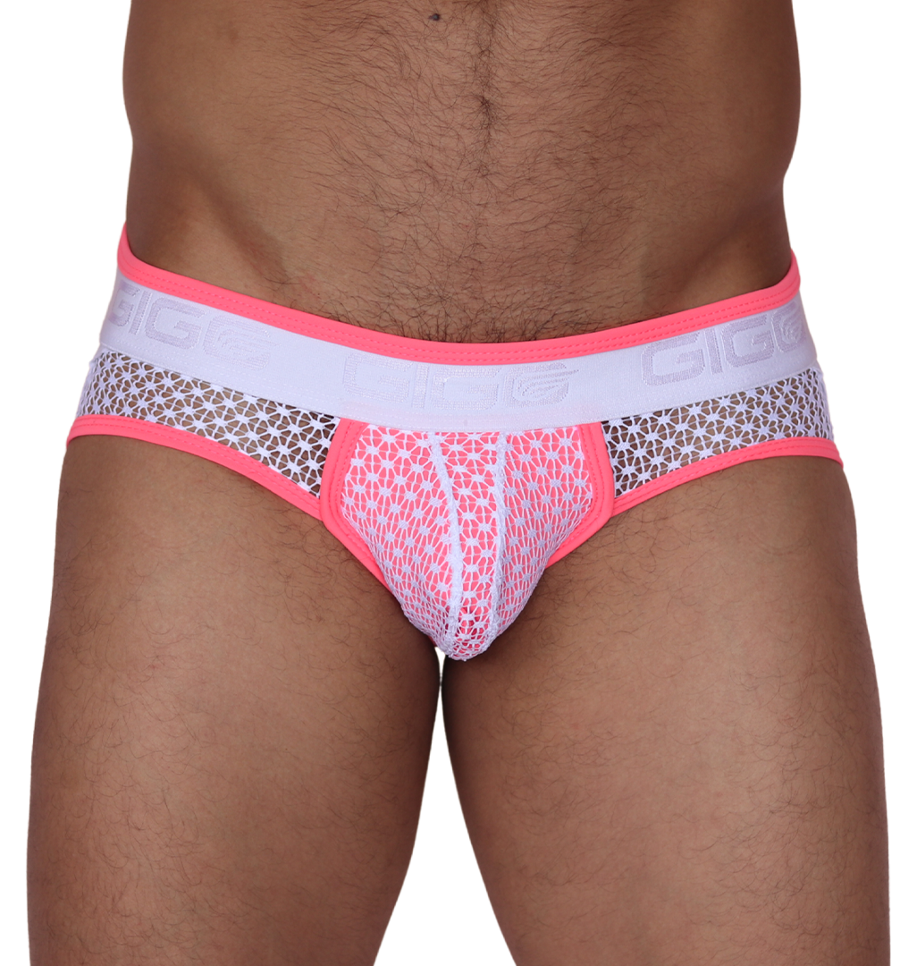 Net Fuchsia Jock Thong by Gigo Underwear