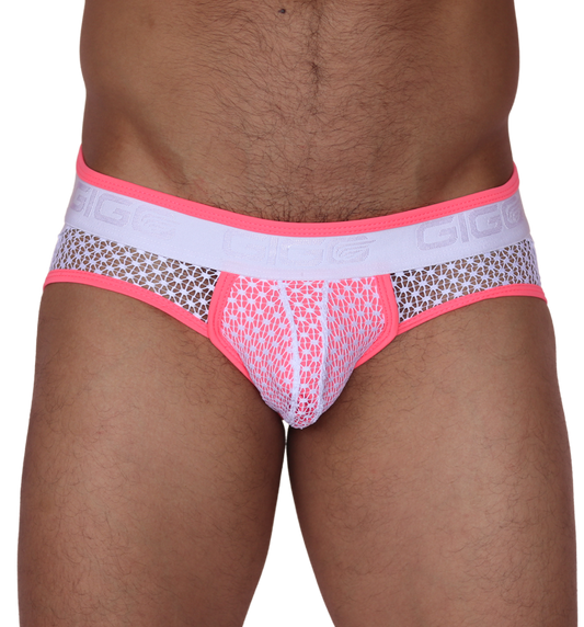 Net Fuchsia Jock Thong by Gigo Underwear