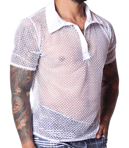 Net White Shirt by Gigo Underwear
