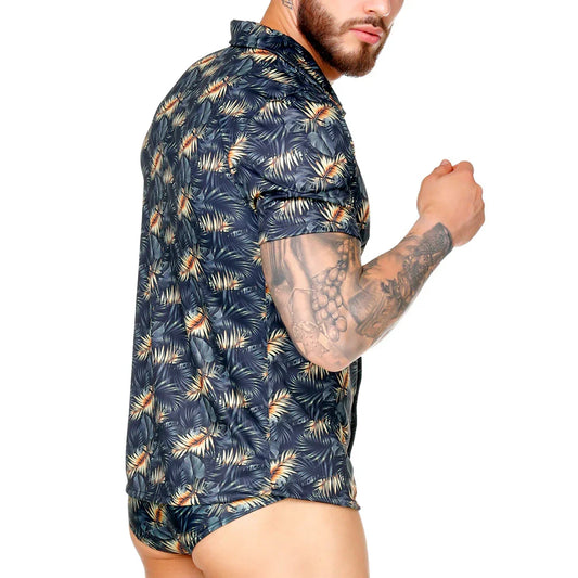 Palms Shirt front view by Gigo Underwear