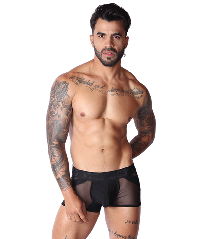Panel Black Trunk on model by Gigo Underwear
