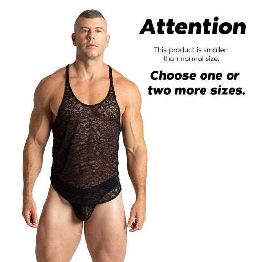 PARADISE BLACK TANK - Gigo Underwear & MensWear