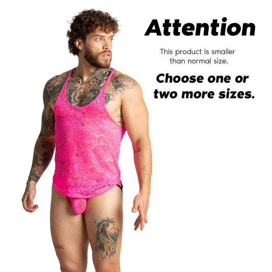 PARADISE FUCSHIA TANK - Gigo Underwear & MensWear