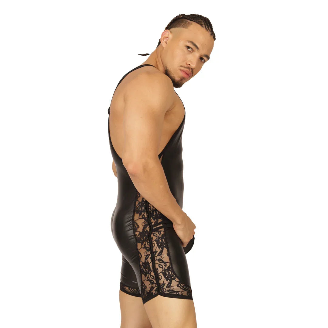 Passione Black Body on model by Gigo Underwear