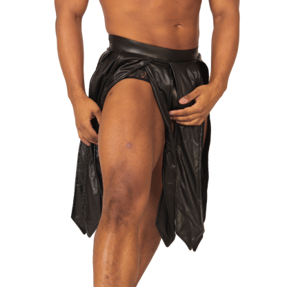PASSIONE BLACK SKIRT - Men's Fetish Bodywear with Sexy Details