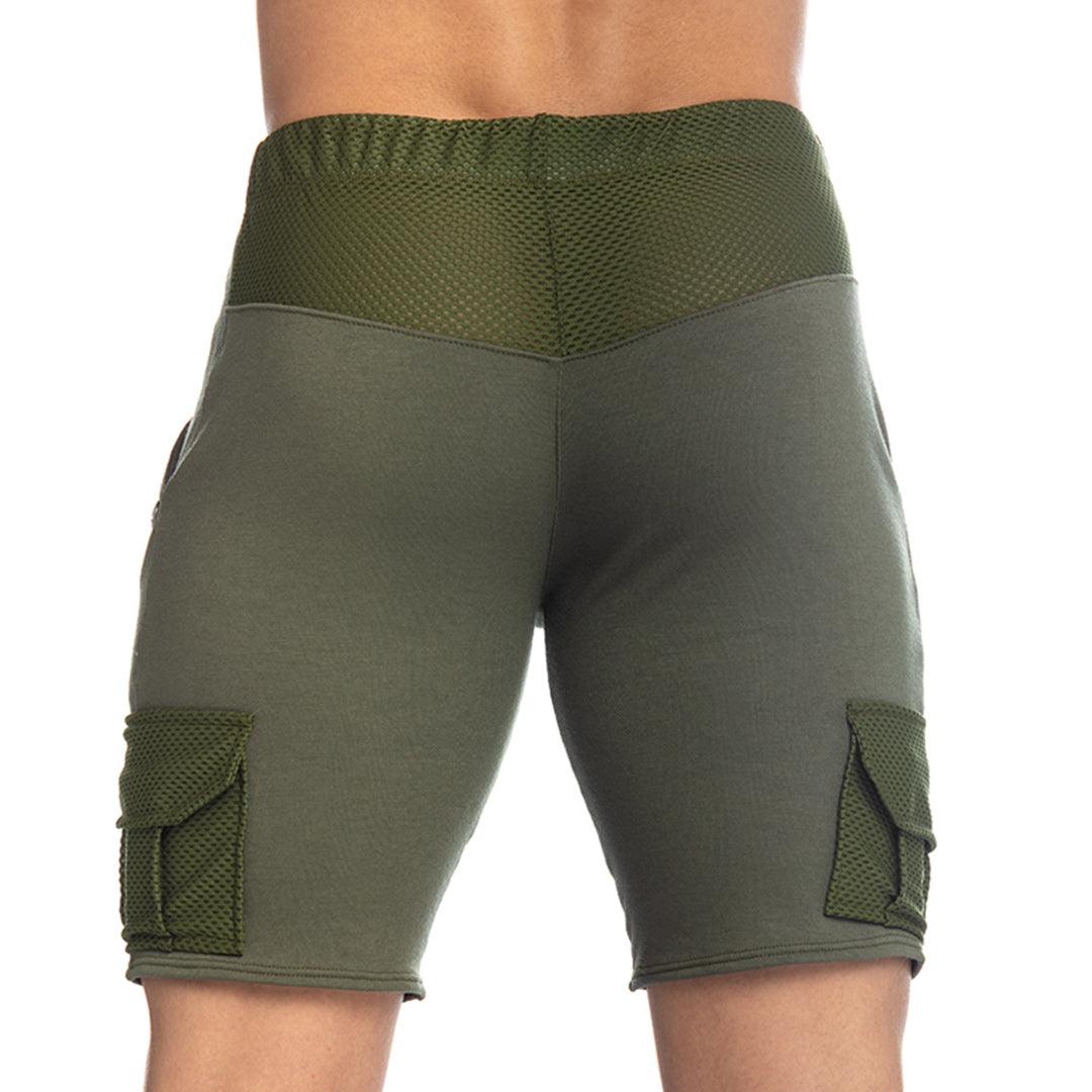 POCKET GREEN SHORT - Gigo Underwear & MensWear