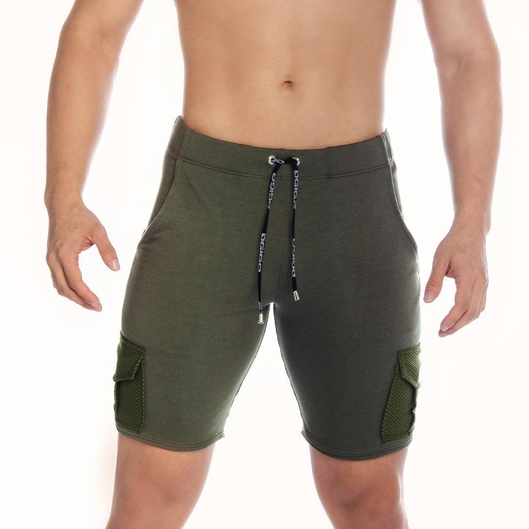 POCKET GREEN SHORT - Gigo Underwear & MensWear