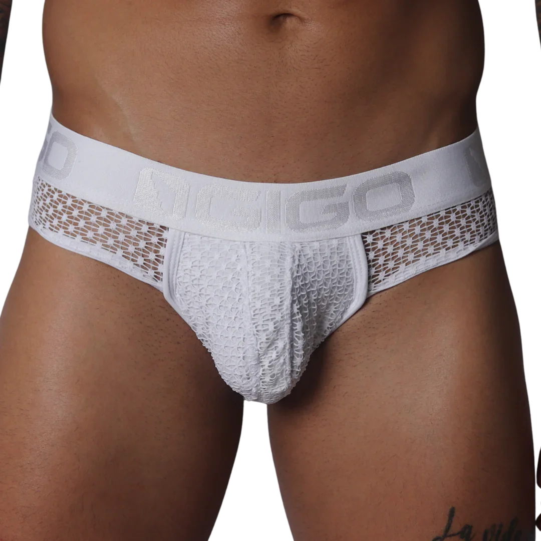 Provocative White Brief by Gigo Underwear