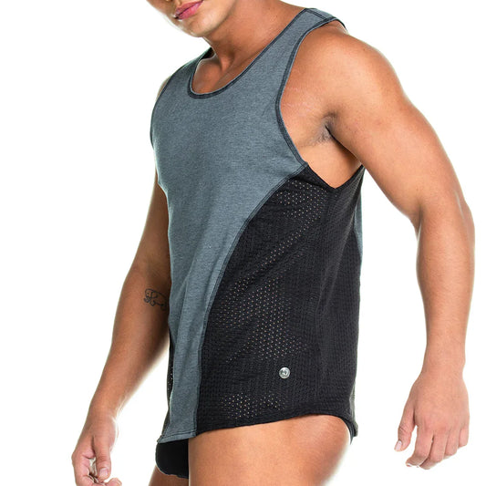 Prudence Black Tank by Gigo Underwear