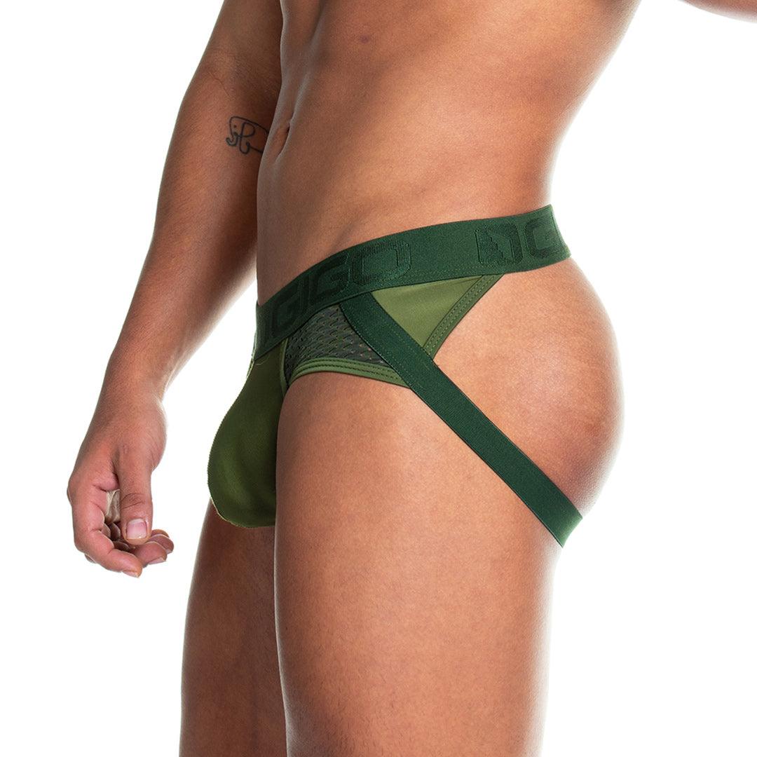 PRUDENCE GREEN BRIEF JOCKSTRAP - Gigo Underwear & MensWear