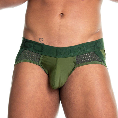 PRUDENCE GREEN BRIEF JOCKSTRAP - Gigo Underwear & MensWear