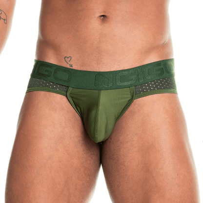PRUDENCE GREEN BRIEF - Gigo Underwear & MensWear
