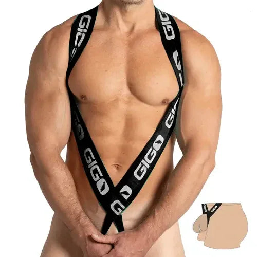 Purity Black Harness by Gigo Underwear
