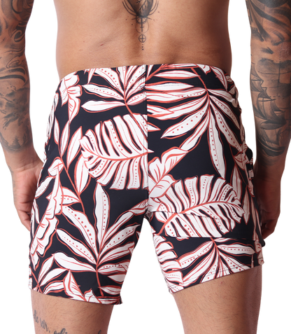Prisma Black Beachwear back view by Gigo Underwear