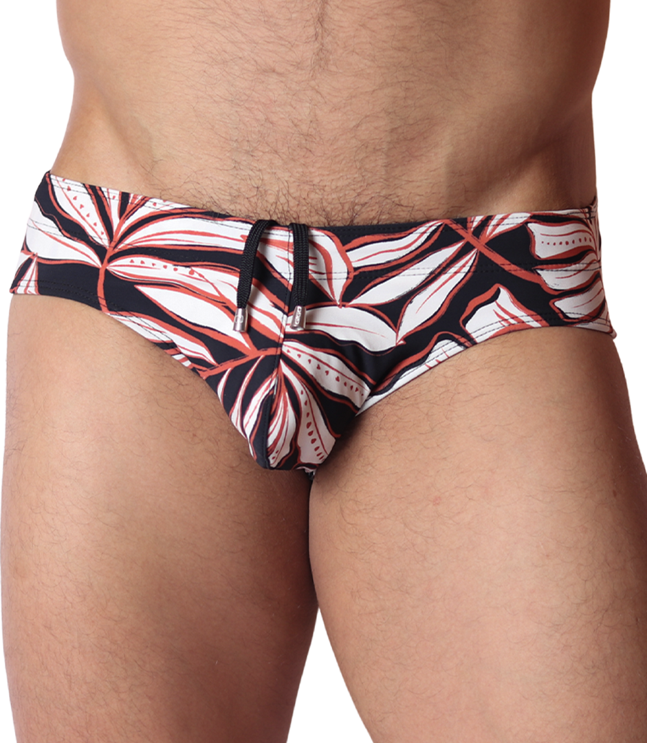 Prisma Black Swim Brief by Gigo Underwear