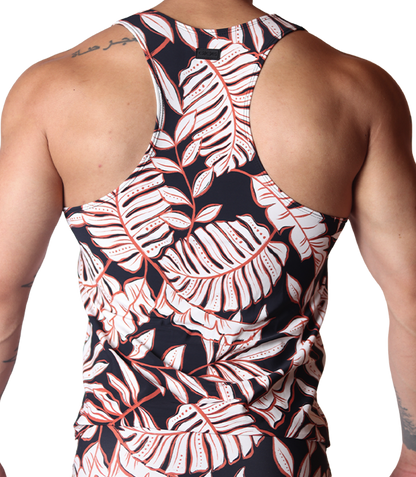 Prisma Black Tank back view by Gigo Underwear