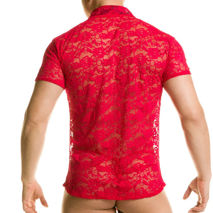 Redemotion Red Shirt back view by Gigo Underwear
