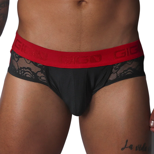 Romantic Black Jock Thong by Gigo Underwear