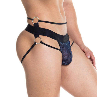 ROSE BLACK JOCKSTRAP - Gigo Underwear & MensWear