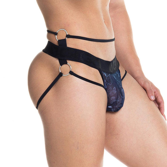 ROSE BLACK JOCKSTRAP - Gigo Underwear & MensWear