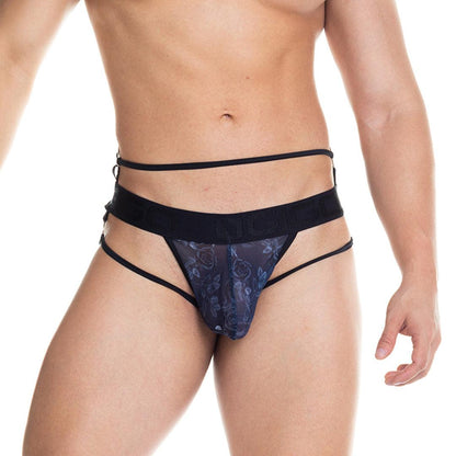 ROSE BLACK JOCKSTRAP - Gigo Underwear & MensWear