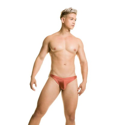 RUSH BROWN SWIM BRIEF - Gigo Underwear & MensWear