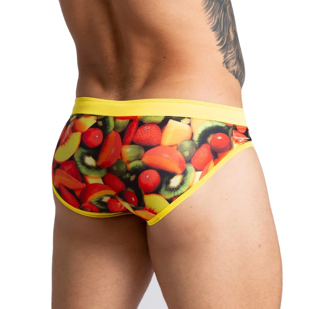 Salad Swim Brief front view by Gigo Underwear