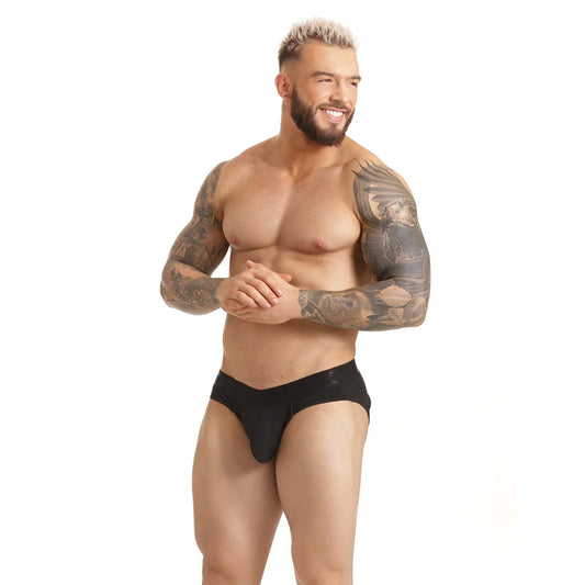 Scanaling Black Brief Jockstrap by Gigo Underwear