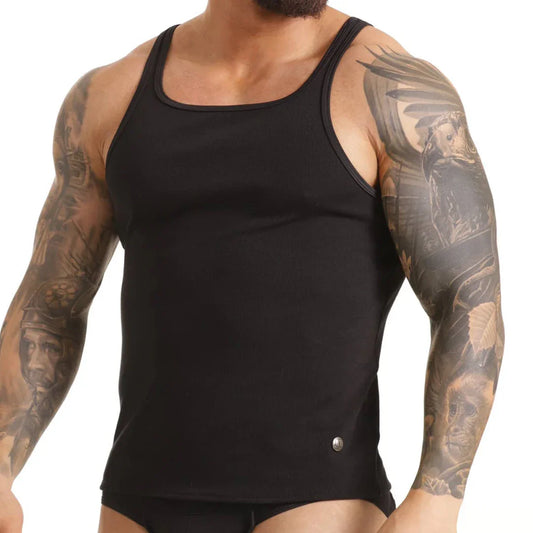 Scanaling Black Tank by Gigo Underwear