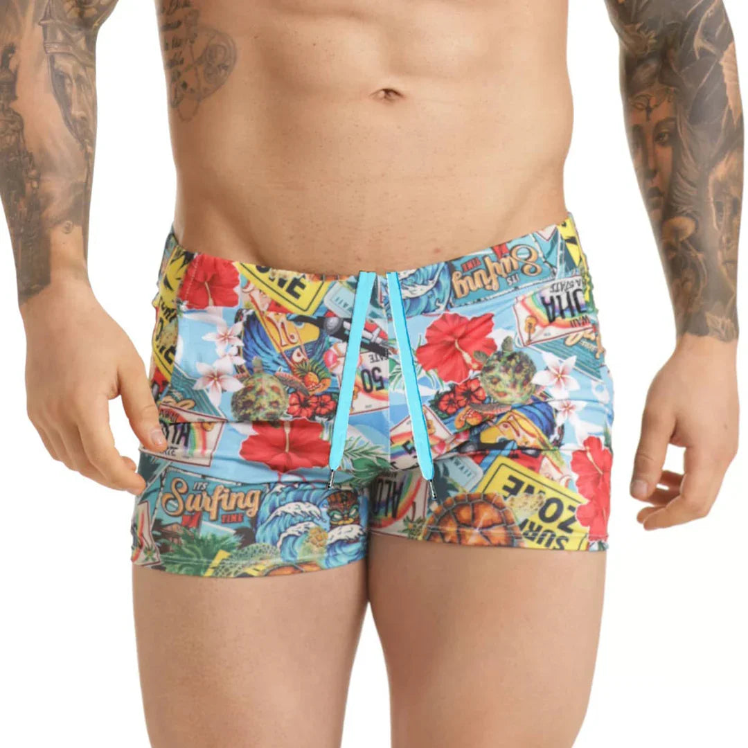 Seventies Beachwear front view by Gigo Underwear