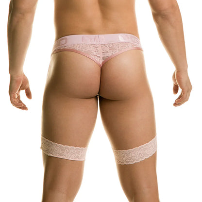 Sinner Pink Gelbert Belt back view by Gigo Underwear