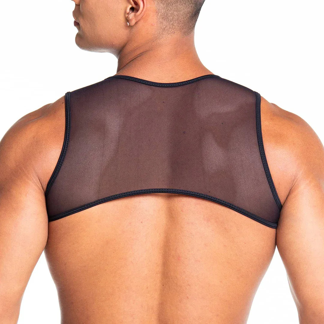 Skin Black Harness back view by Gigo Underwear