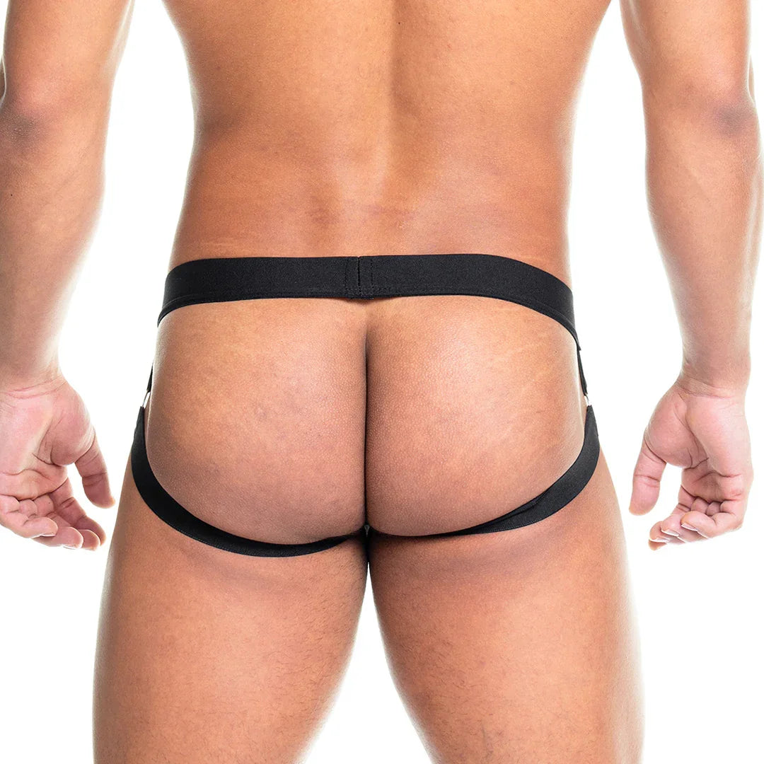 Skin Black Jockstrap back view by Gigo Underwear